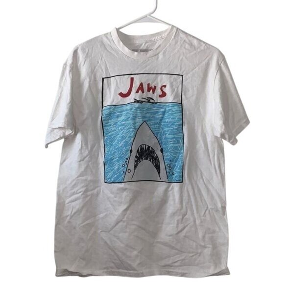 Riot Society White Shark Graphic Tee - Picture 1 of 4